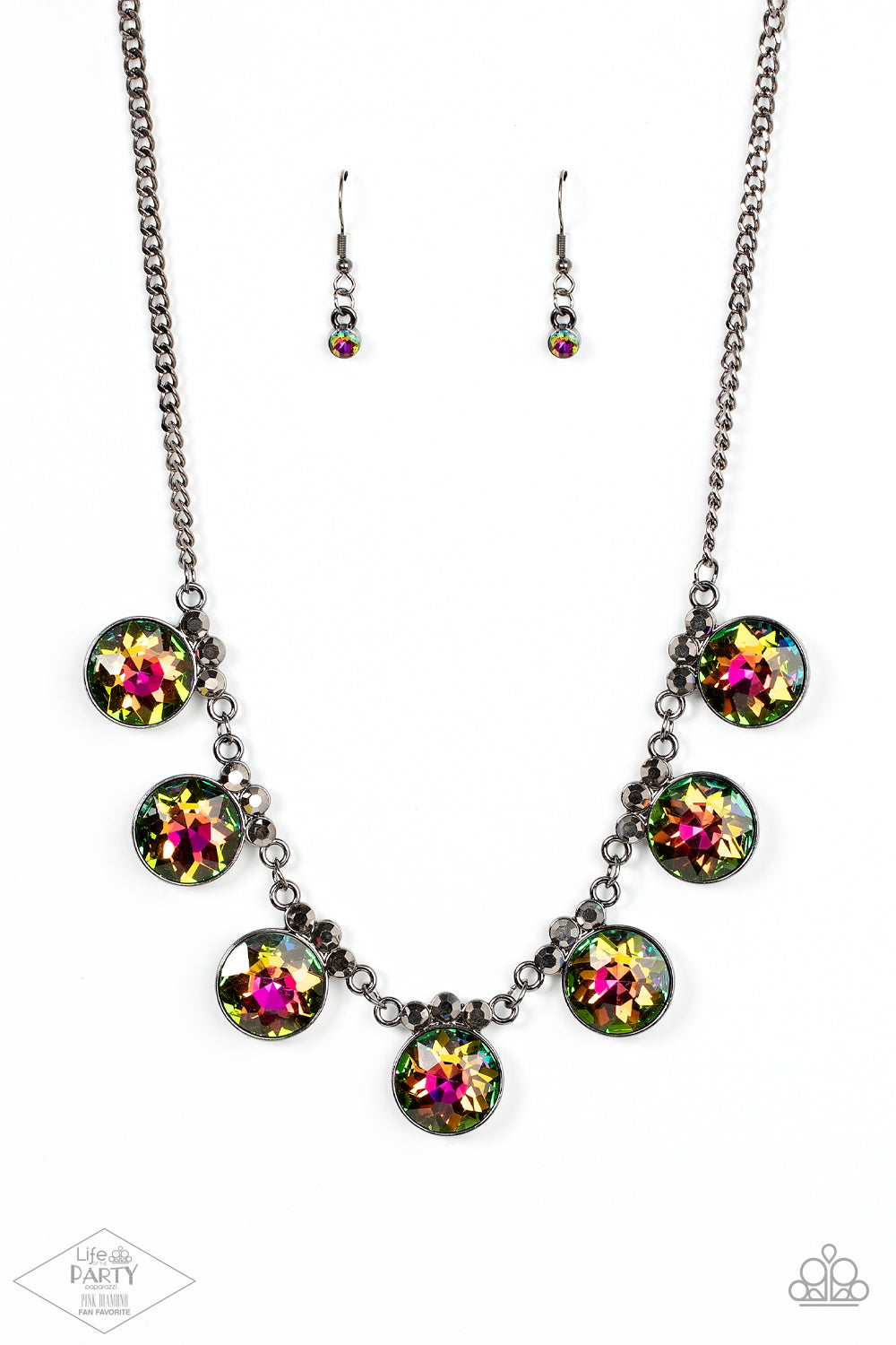 GLOW-Getter Glamour - Multi Paparazzi Necklace