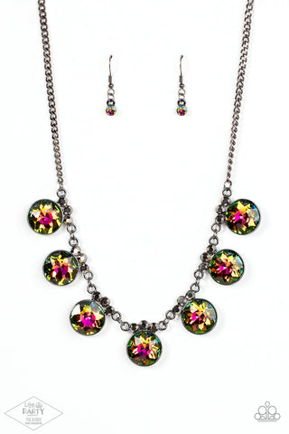 GLOW-Getter Glamour - Multi Paparazzi Necklace (#3841)