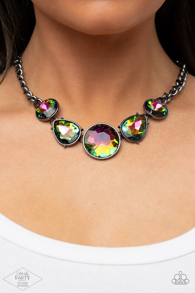All The Worlds My Stage - Multi Paparazzi Necklace