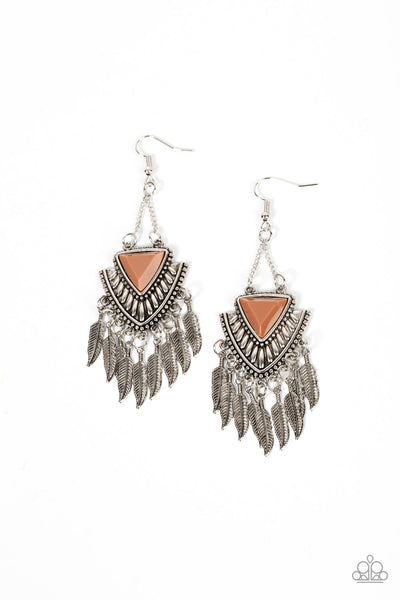 Shady Oasis - Brown Paparazzi  Earring (#281)