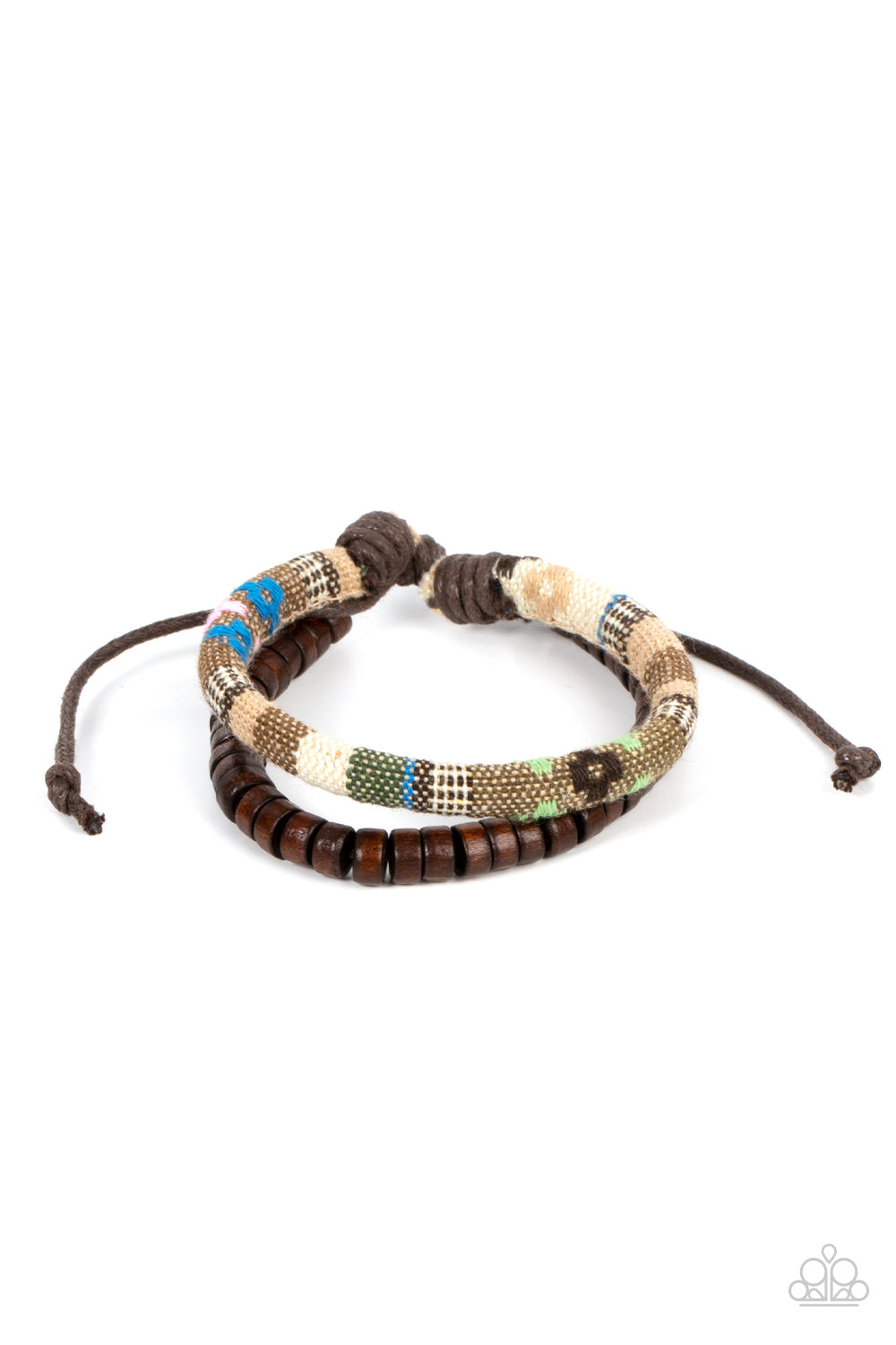 Pack your Poncho - Brown Paparazzi Bracelet (3255)