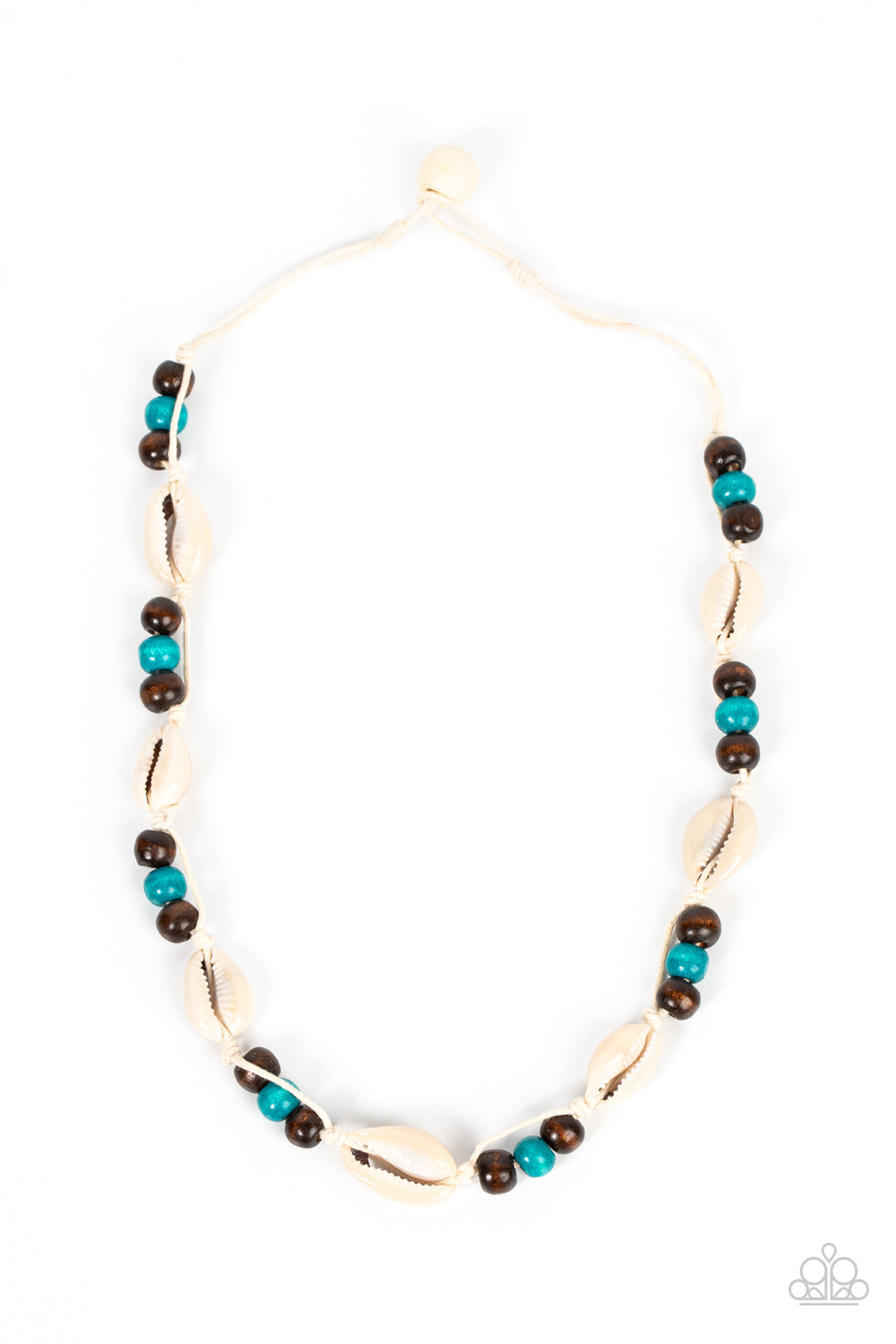 Bermuda Beachcomber - Blue Paparazzi Necklace (S027)