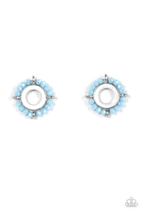 Nautical Notion - Blue Paparazzi Earring (#1728)