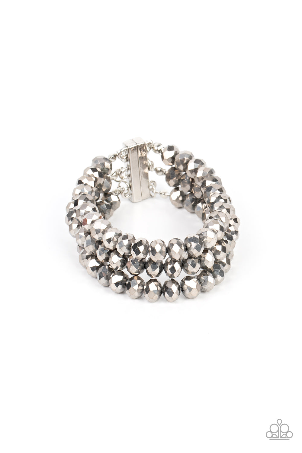 Supernova Sultry - Silver Paparazzi Bracelet (#3838)