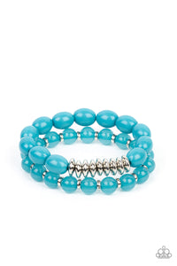 La Vida Vacation - Blue Paparazzi Bracelet (#942)