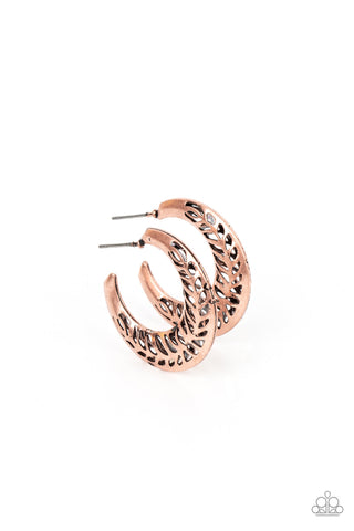 Wanderlust Wilderness - Copper Paparazzi Earring