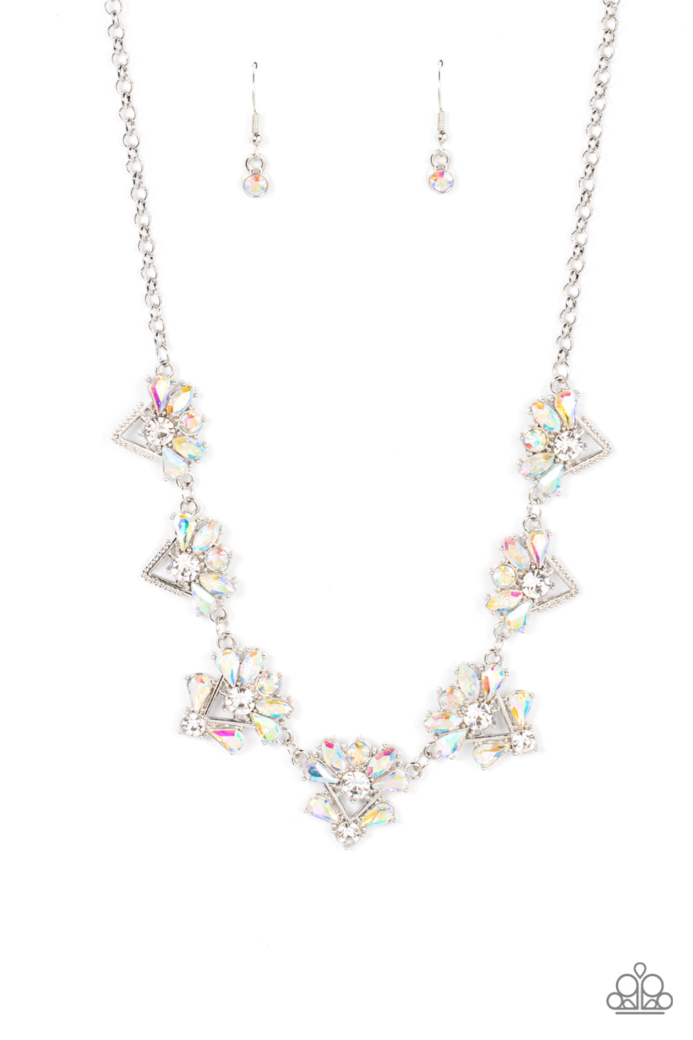 Extragalactic Extravagance - Multi Paparazzi Necklace (PZ-728)