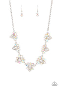 Extragalactic Extravagance - Multi Paparazzi Necklace (PZ-728)