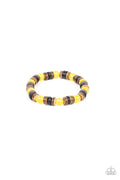 Durango Drifter - Yellow Paparazzi Bracelet (#3013)