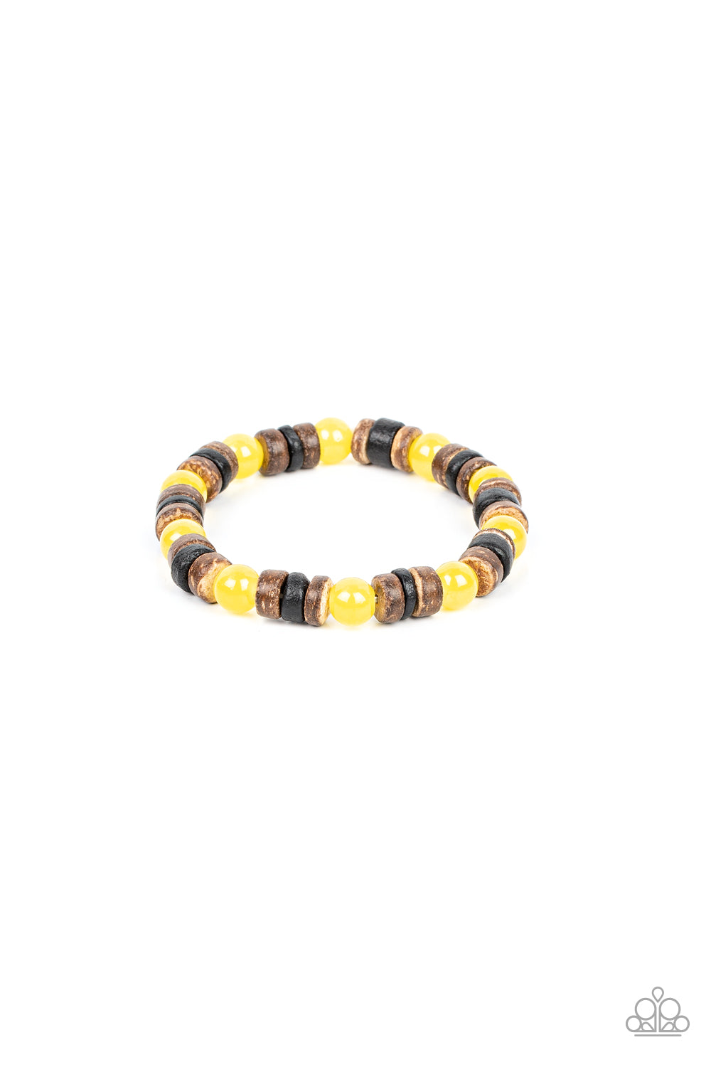 Durango Drifter - Yellow Paparazzi Bracelet (#3013)