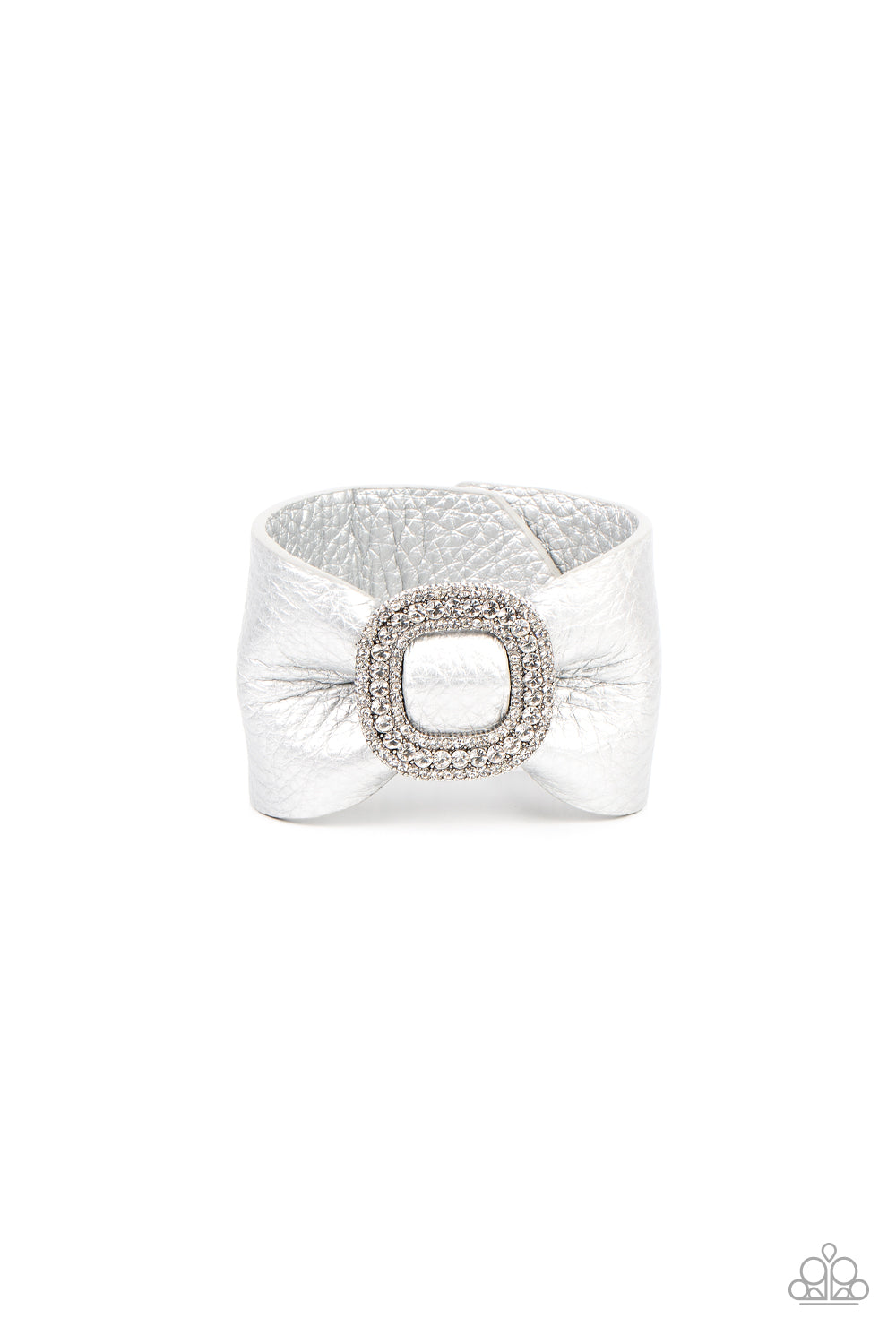 Lights, SELFIE, Action! - Silver Paparazzi Bracelet (W214)