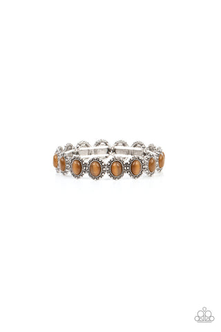 Sweet Oblivion - Brown Paparazzi Bracelet (#1476)