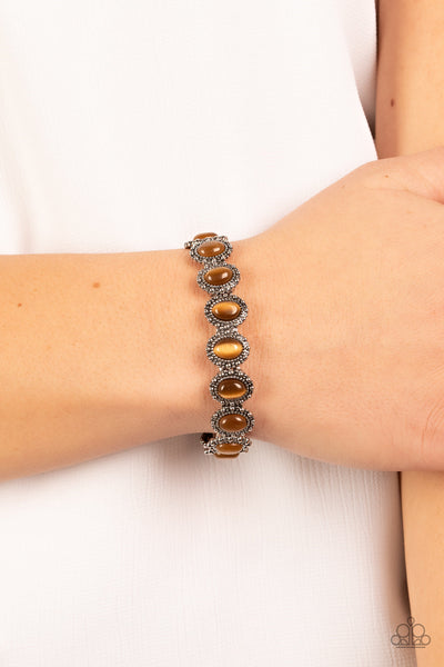 Sweet Oblivion - Brown Paparazzi Bracelet (#1476)