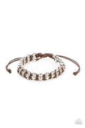 A True BEAD-liever - Brown Paparazzi Bracelet (PZ-1203)