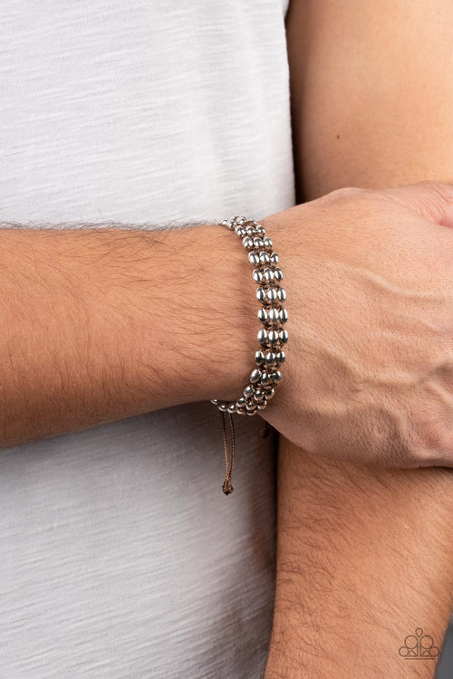 A True BEAD-liever - Brown Paparazzi Bracelet (PZ-1203)