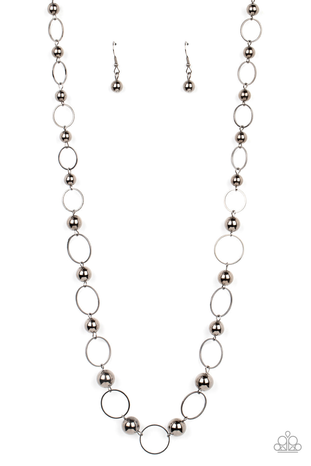 Metro Milestone - Black Paparazzi Necklace (5131)