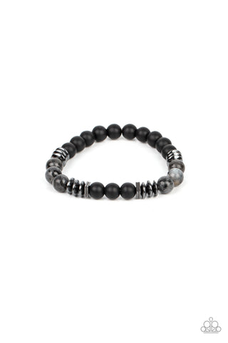 Urban Therapy - Black  Paparazzi Bracelet (#2745)