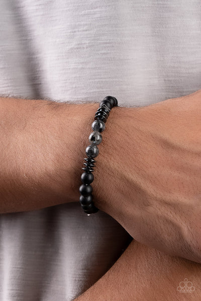 Urban Therapy - Black  Paparazzi Bracelet (#2745)