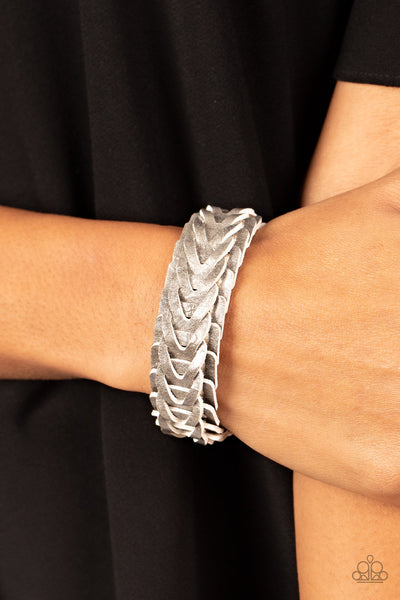 Western Nomad - Silver Paparazzi Bracelet (W119)