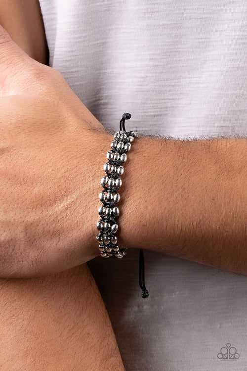 A True BEAD-liever - Black Paparazzi Bracelet (#064)
