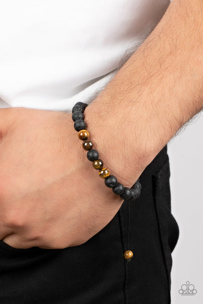 Alternative Rock - Brown Paparazzi Bracelet (5109)