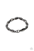 Magnetic Mantra - Black Paparazzi Bracelet (PZ-3851)