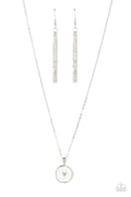 Do What You Love - White Paparazzi Necklace (3976)