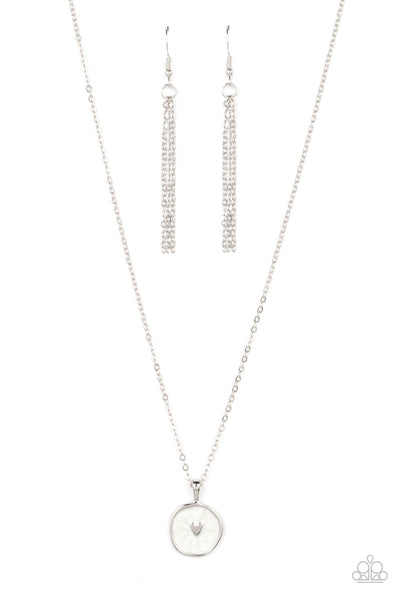 Do What You Love - White Paparazzi Necklace (3976)