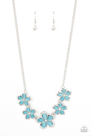 Garden Daydream - Blue Paparazzi Necklace