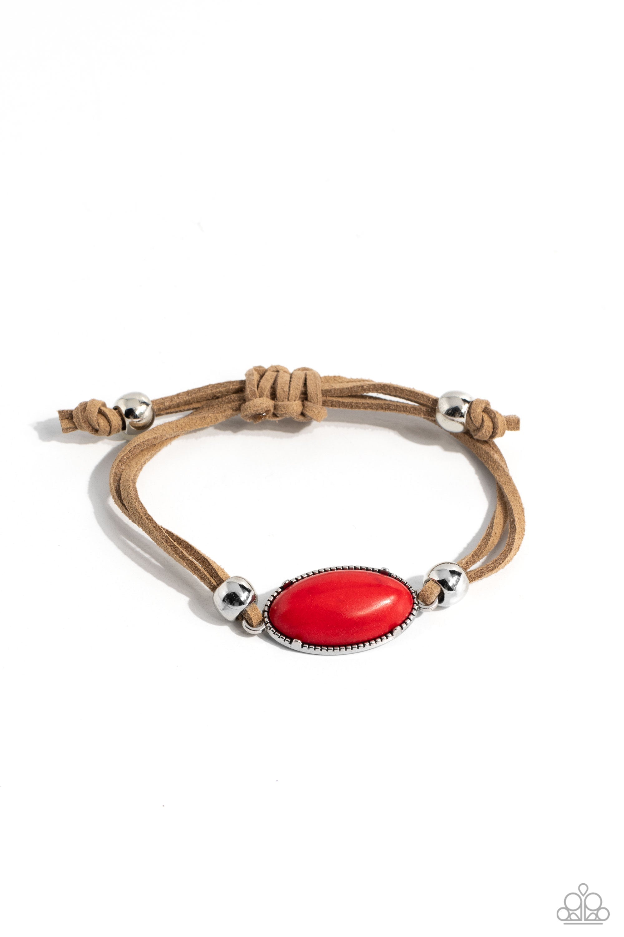 Desertscape Drive - Red  Paparazzi Bracelet 3795