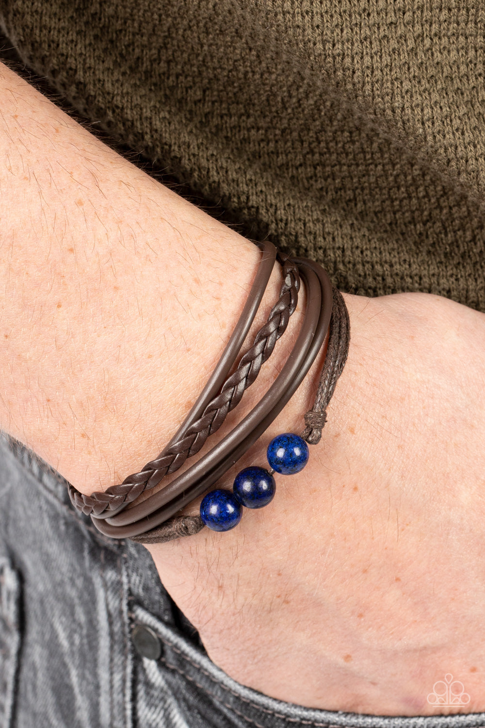 Rest Easy - Blue Paparazzi Bracelet (PZ-5074)