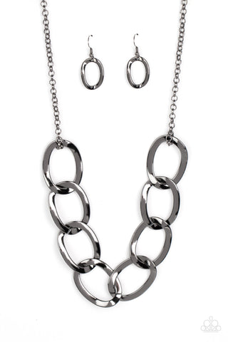 Ive got the Power - Black Paparazzi Necklace (#2969)