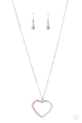 Love to Sparkle - Pink Paparazzi Necklace (PZ-5507)