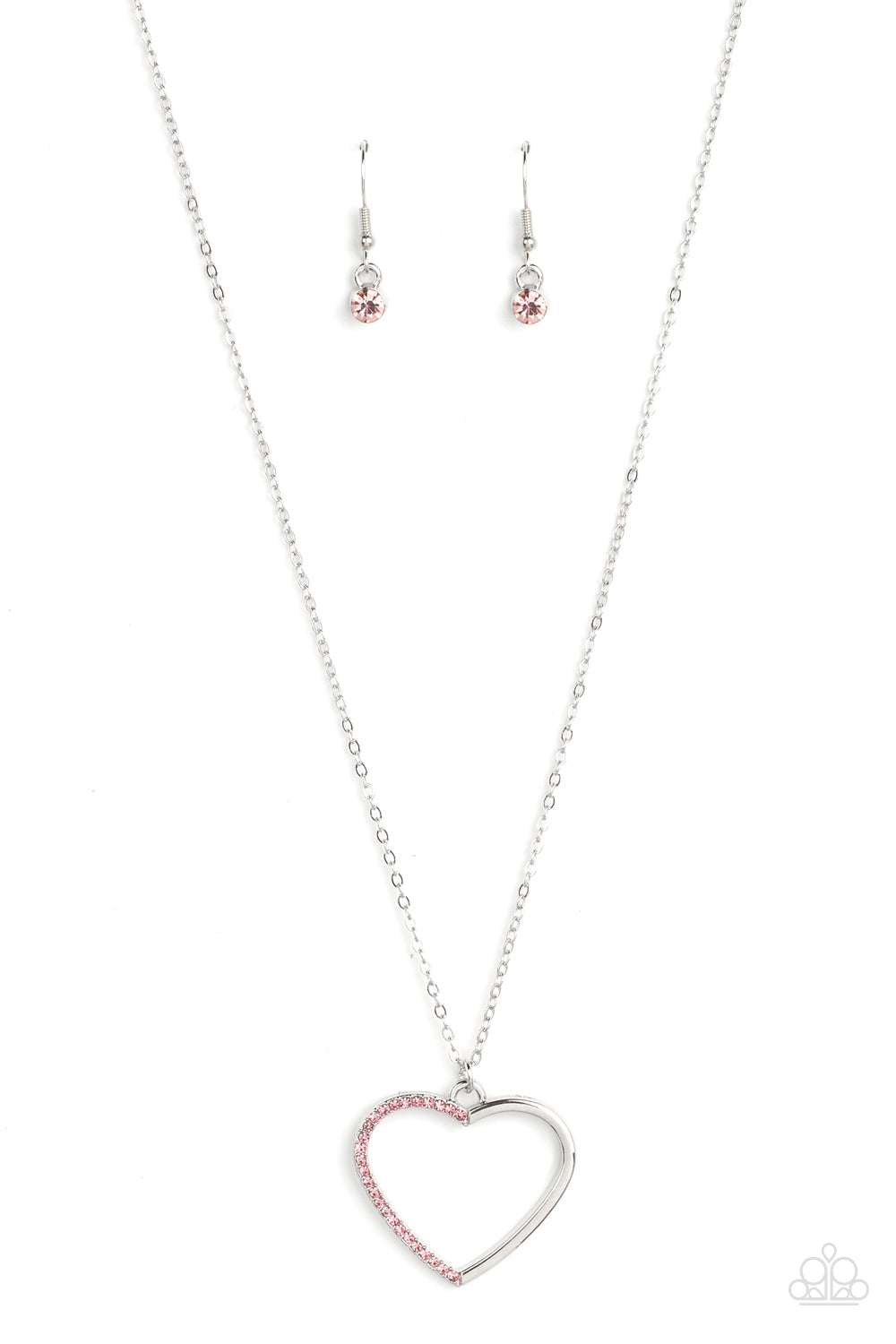 Love to Sparkle - Pink Paparazzi Necklace (PZ-5507)