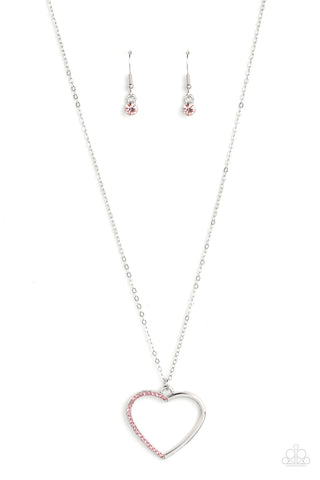Love to Sparkle - Pink Paparazzi Necklace (#894)