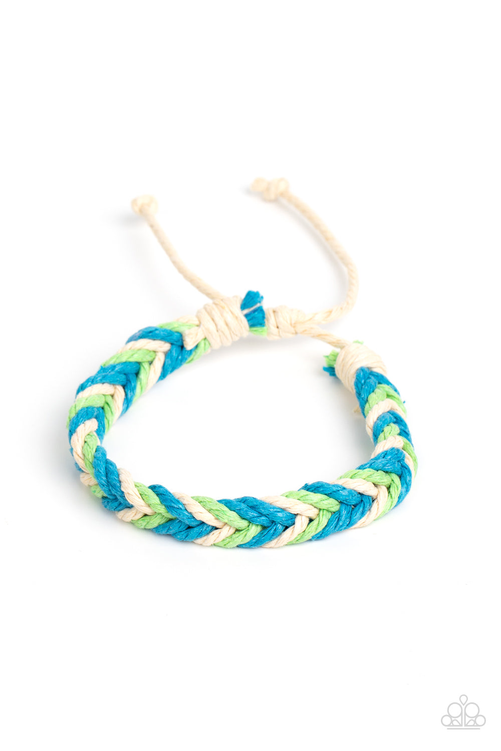 Born to Travel - Blue Paparazzi Bracelet (#5428)