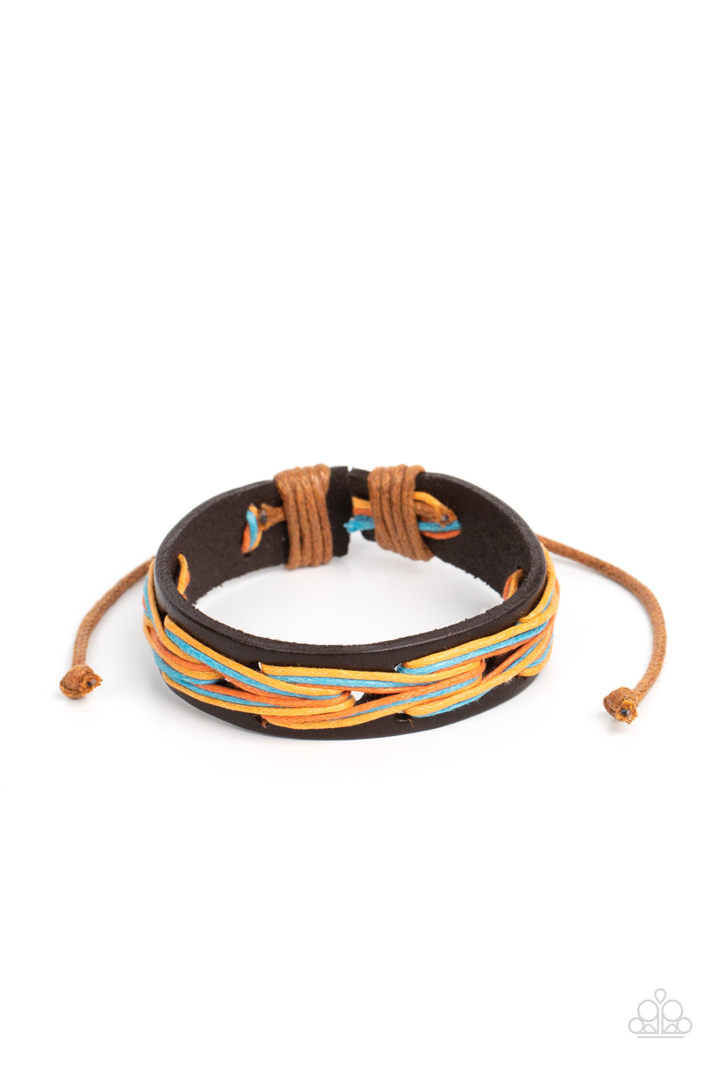 STRING-a-Ding-Ding - Orange Paparazzi Bracelet (#5512)