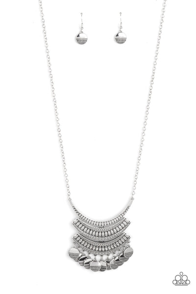 Under the EMPRESS-ion - Silver Paparazzi Necklace (#2312)