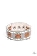 In the FRONTIER Running - Silver Paparazzi Bracelet (UB127)