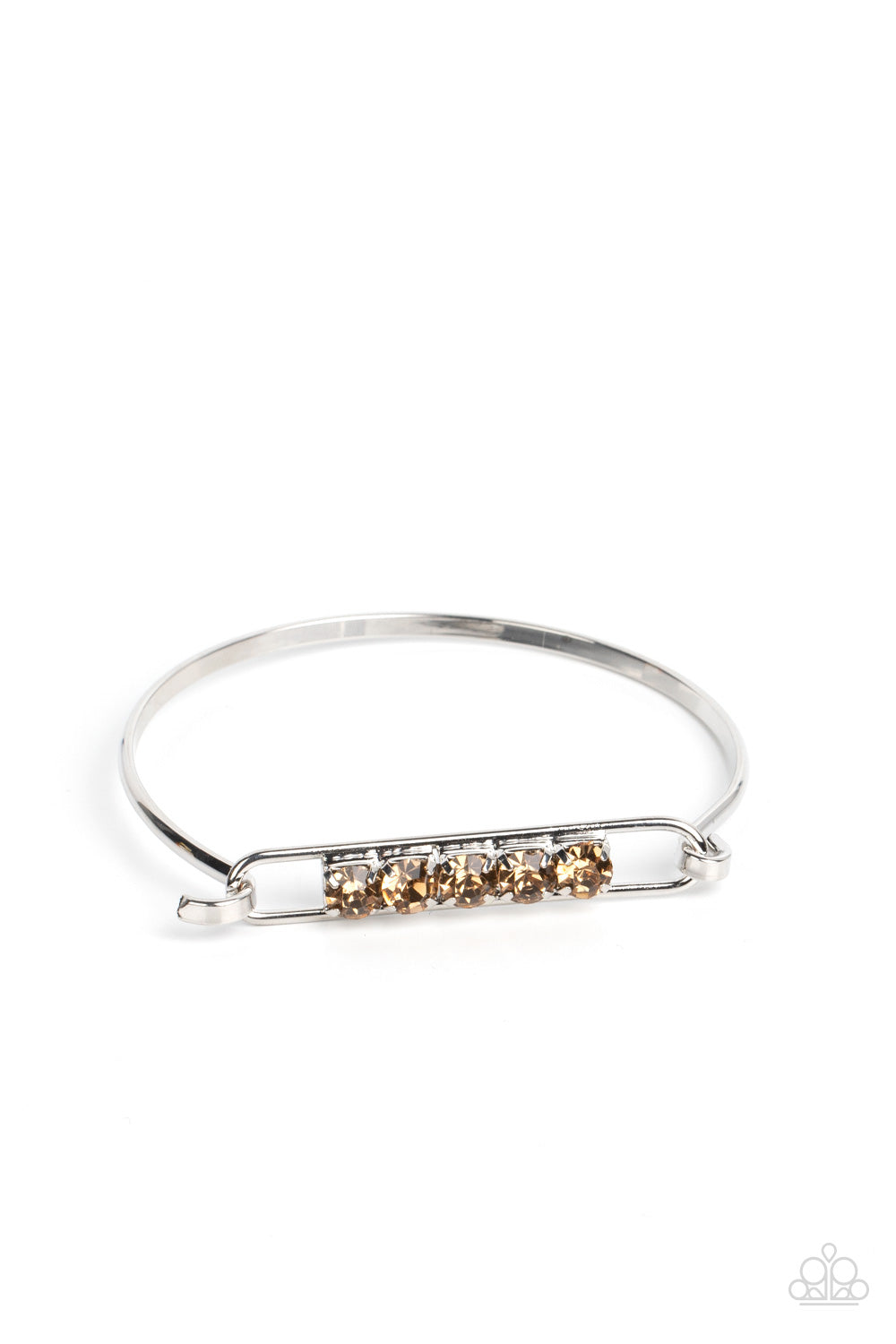 In CHARMS Way - Brown Paparazzi Bracelet (PZ-1195)