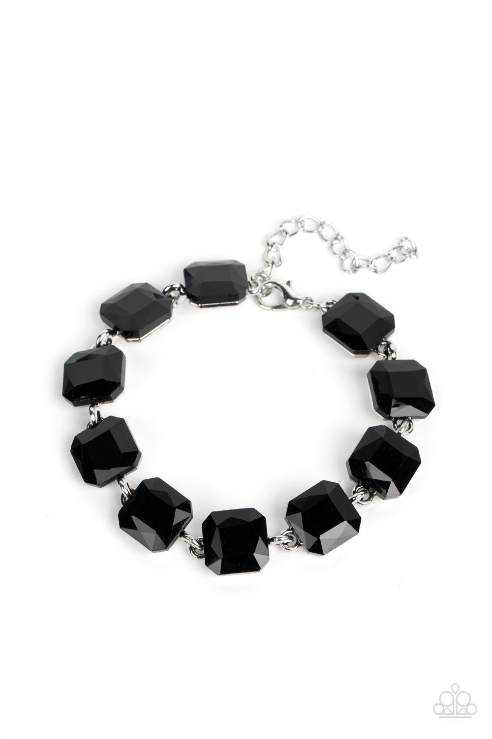 Mind-Blowing Bling - Black Paparazzi Bracelet (PZ-3900)
