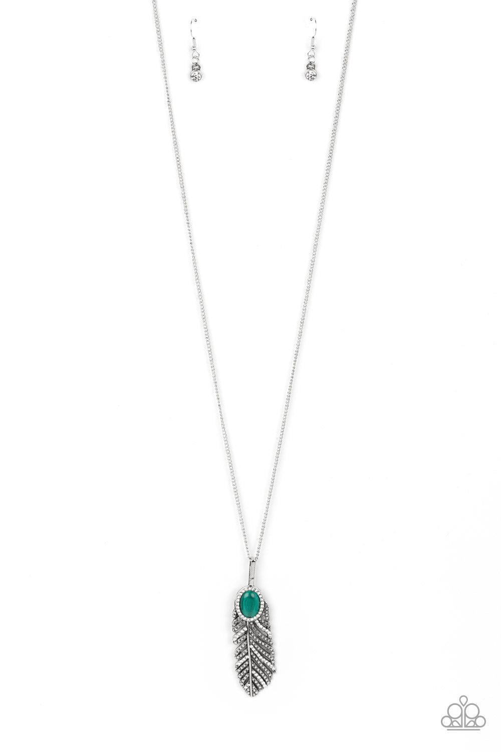 Pure QUILL-Power - Green Paparazzi Necklace (#5396)