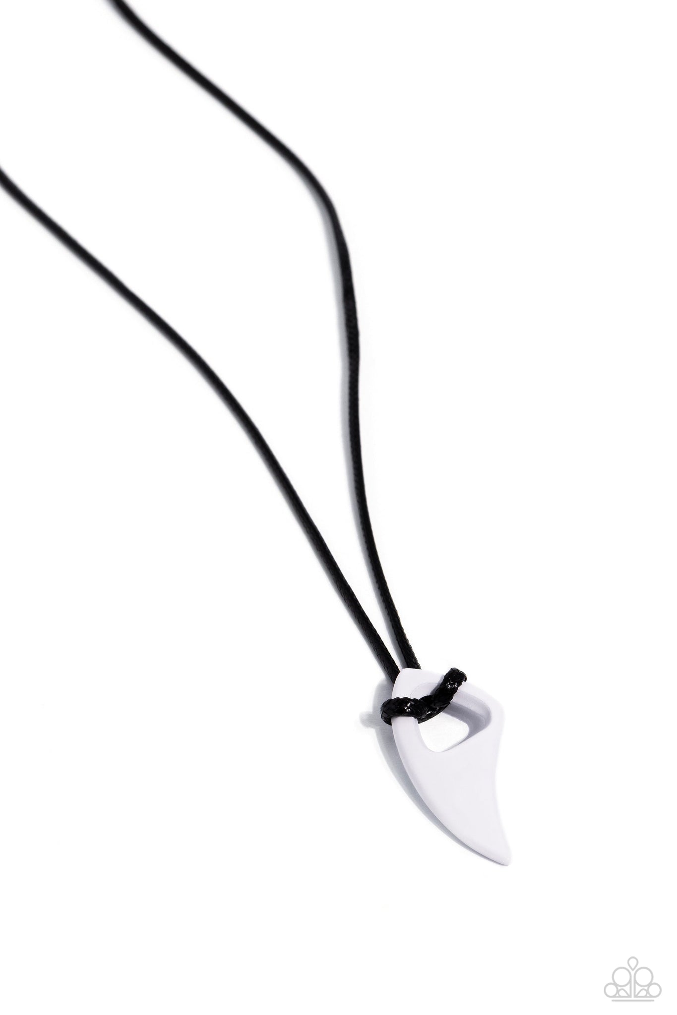 Summer Shark - White Paparazzi Necklace (#5529)