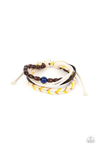 Hipster Hideaway - Blue Paparazzi Bracelet (#2451)