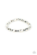 Magnetic Mantra - Silver Paparazzi Bracelet (PZ-3756)