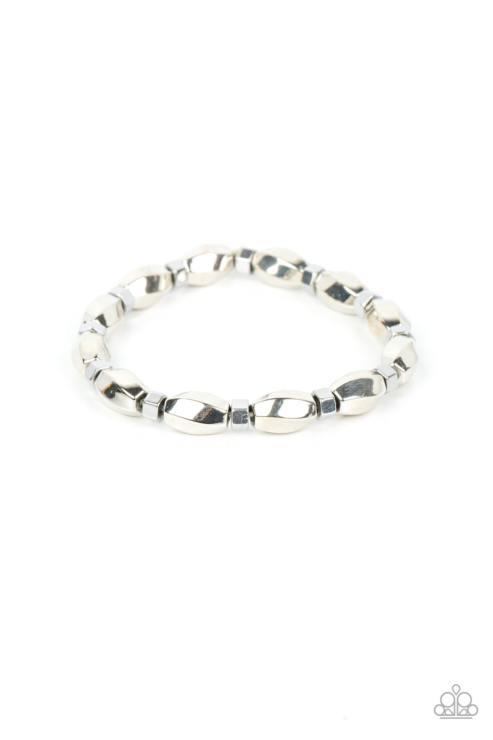 Magnetic Mantra - Silver Paparazzi Bracelet (5041)