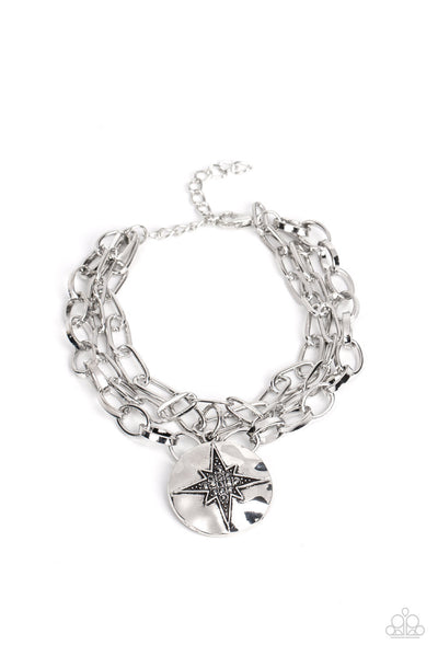 True North Twinkle - Silver Paparazzi Bracelet (#3926)