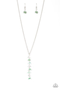 Tranquil Tidings - Green Paparazzi Necklace (#3885)