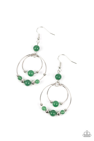 Eco Eden - Green Paparazzi Earring