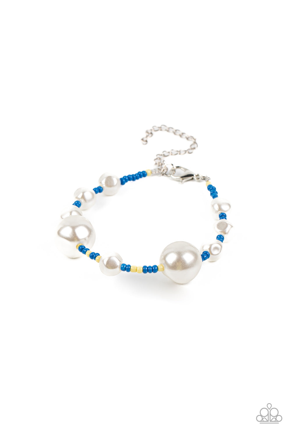 Contemporary Coastline - Blue Paparazzi Bracelet (#3697)